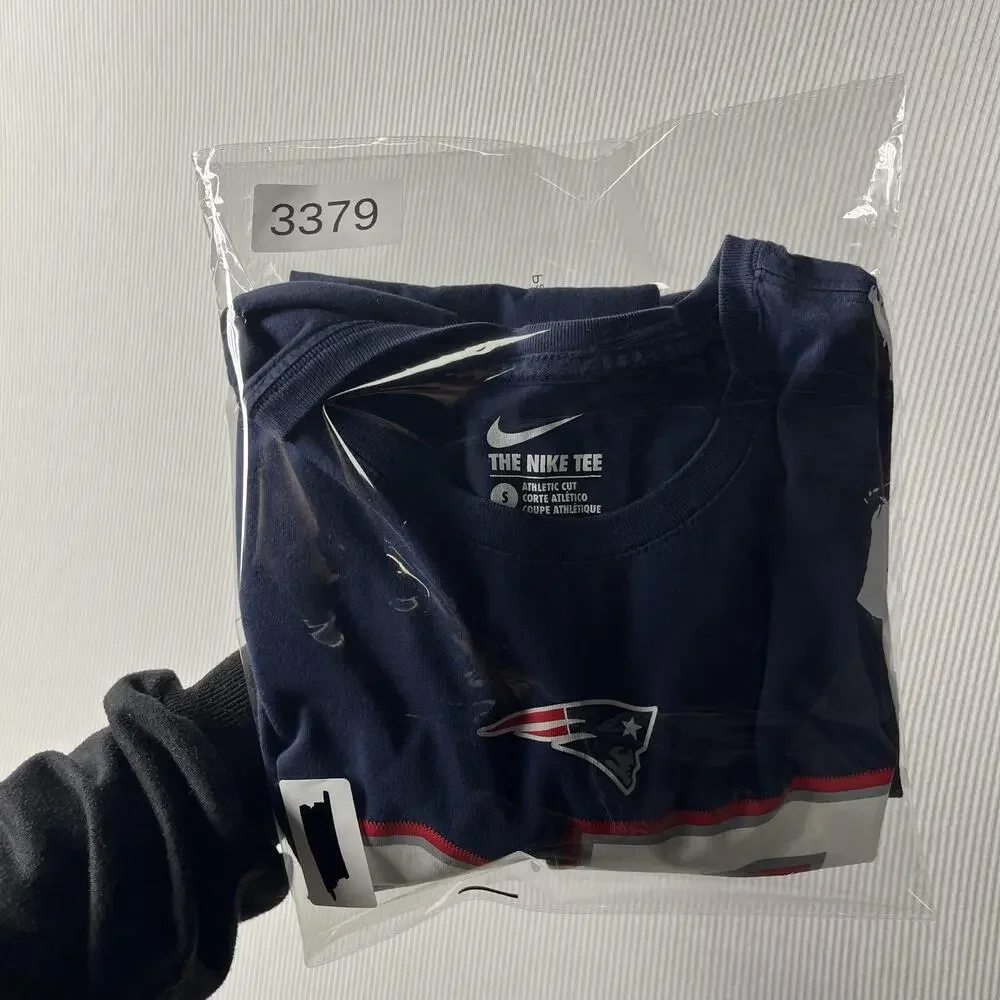 New England Patriots Shirt Mens Small Blue NFL Football Gronkowski 87 Nike